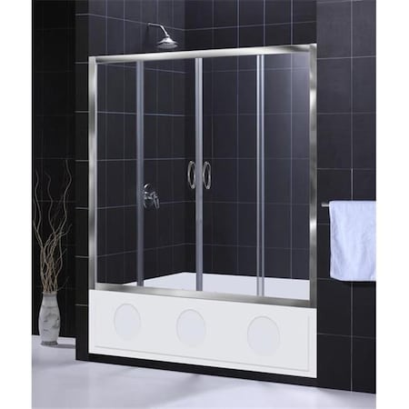 Dreamline DreamLine SHDR-1160586-01 Visions Bathtub Door - Chrome SHDR-1160586-01